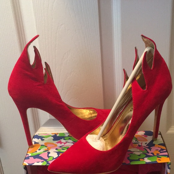 red flame heels